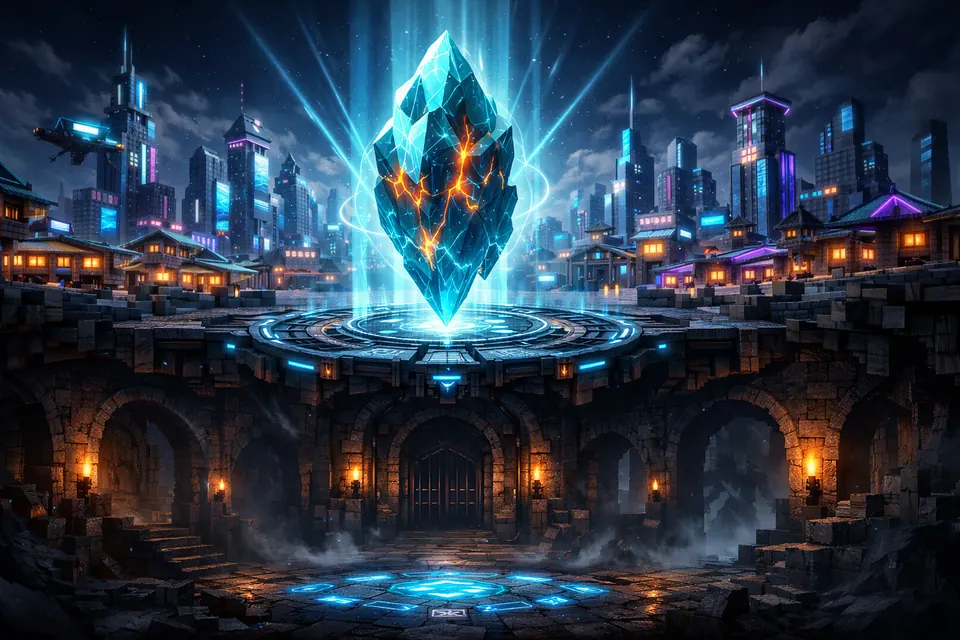 Nexus City Konzept: Citybuild und Dungeons
